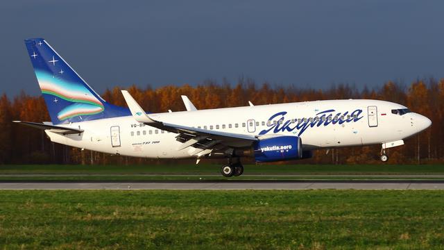 VQ-BIP:Boeing 737-700:Якутия